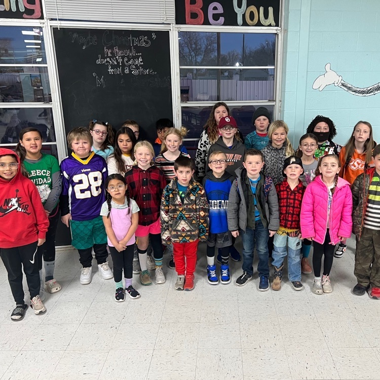 Celebrating mix matched day at the elementary campus