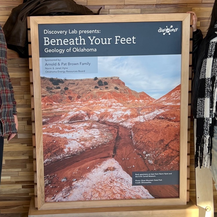 The public is invited to experience the hands- on Geology exhibit “ Beneath Your Feet “ on February 2, 2023, from 5-7 pm